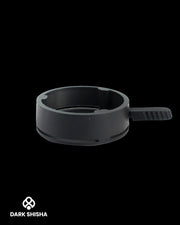 Gestore di calore per narghilè Smoke2u HMD in alluminio nero, controllo del calore e fumo uniforme